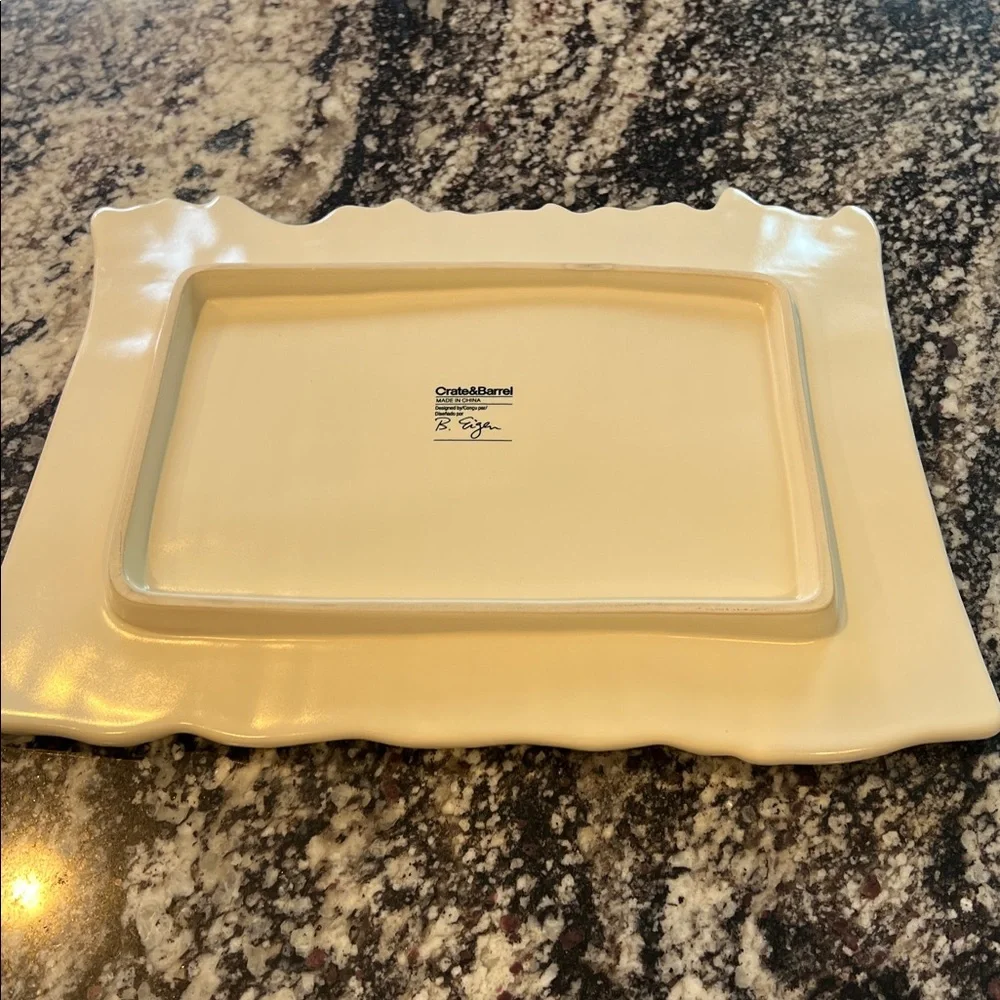 Crate&Barrel Asparagus Serving Dish/Platter